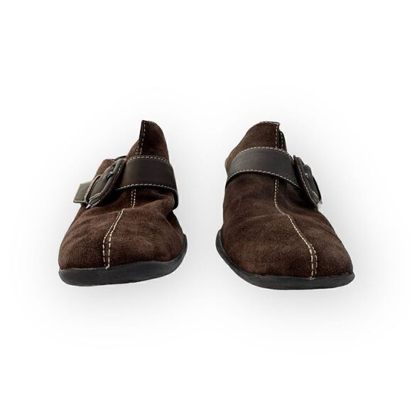 Aerosoles heeled slip on mule brown sides women’s size 7.5 - Picture 5 of 13